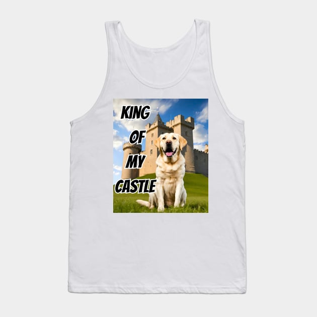 King of My Castle Labrador Retriever Tank Top by Doodle and Things